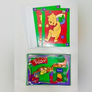 Vtg 20 Tigger Christmas cards, cards/envelopes  1999/ 3 Individual Cards